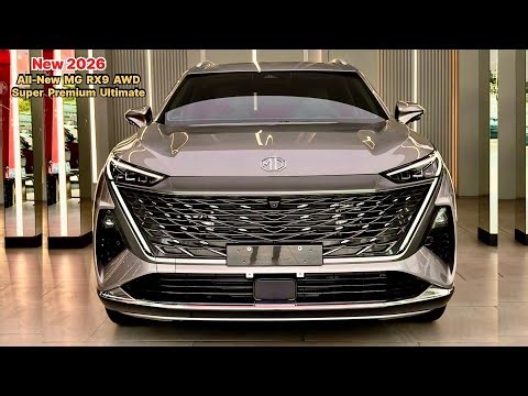 New Arrival 2026! All-New MG RX9 AWD Super Premium: New Performanc Comfort Interior and Exterior