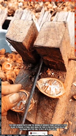 Pinang Splitter Tool: Split Betel Nut Consistent Fast #tool #tools #innovation