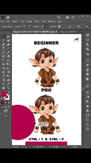 Clipping Mask Tool in Illustrator | Quick Adobe Illustrator Tutorial | #illustrator #logo #graphics
