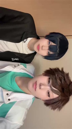 及川徹コスプレ：ハイキュー！影山飛雄とのツーショット衣装とメイク
