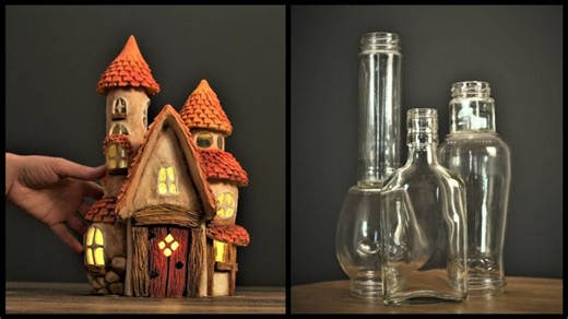 1.1M views · 16K reactions | DIY Fairy House Using Jars | Creative Mom | Facebook