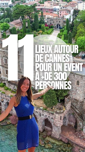 Véronique Lavergne | Venue Finder on Instagram: "TOP 11 des lieux autour de Cannes pour un événement de +300 personnes À partir de 300 invités, un lieu ne se choisit pas uniquement pour son rendu. Ce qui compte surtout, c’est sa capacité à tenir une production : accès et déchargement, zones techniques, circulation des équipes, contraintes horaires, plan B. Voici une shortlist de lieux particulièrement adaptés aux grands formats : Gare Maritimes — Cannes La Castre — Cannes Palais de Grasse — Gras