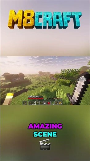 Minecraft Player Finds Secret Beach & Amazing Forest Views! #shorts