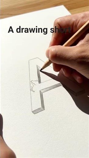 🅰️ drawing short #3d #music #relaxingmusic #drawing