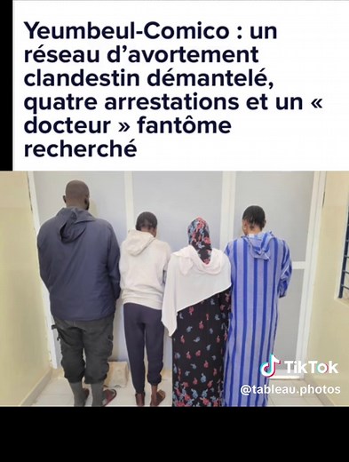 Le commissariat d’arrondissement de Yeumbeul-Comico, sous la direction du commissaire Ousmane Diop, a réalisé un nouveau coup de filet en démantelant un réseau de vente illicite de médicaments abortifs. Quatre individus ont été interpellés et placés en garde à vue pour tentative d’avortement, vente illicite de médicaments abortifs, mise en danger de la vie d’autrui et exercice illégal de la pharmacie. Tout a commencé dans la nuit du 13 mars 2026, aux environs de 23 heures. Les policiers de la Br