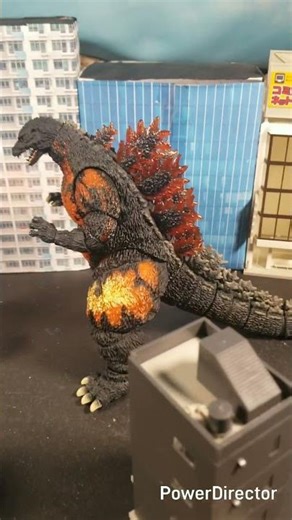 The 12 days of Cyber: Day 10: Behind the Scenes #godzilla #godzillavsdestoroyah #kaiju #bandai
