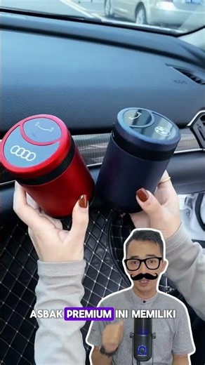 Fancy Automatic Ashtray! Opens and Closes Hands-Free