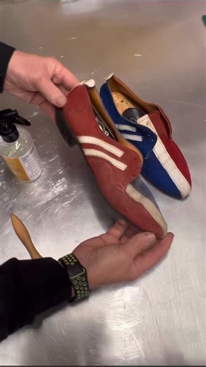 Leather Repair Company on Instagram: "Restore the Beauty of Suede & Nubuck with LRC Suede & Nubuck Cleaner Suede and Nubuck require a gentler, more specialised approach — and that’s exactly what the LRC Suede & Nubuck Cleaner delivers. Designed to clean deeply without over-wetting or damaging delicate fibres, it lifts dirt, restores texture and revives the natural beauty of your suede or Nubuck items. Perfect for shoes, jackets, bags and car interiors, this professional-grade formula ensures saf