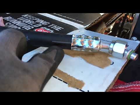 Make up air conditioning hose hose crimper tips and tricks