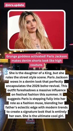 Paris Jackson WOWS in Denim Shorts! 👖🎸 Street Style Icon #ParisJackson
