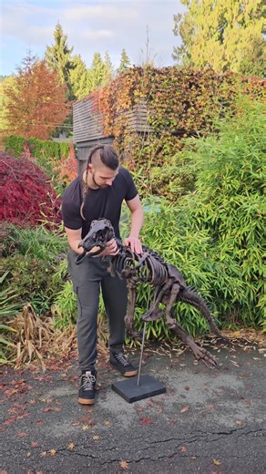 Handmade Dinosaur Skeletons on Etsy: Cretaceous Sculpting