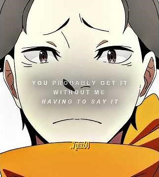 You are Amazing Guy Natsuki Subaru #anime #rezeroedit #rezero #lightnovel #subarunatsuki