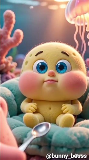 Baby Patrick Feeding Baby SpongeBob 🥹🔊