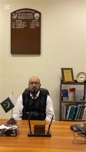 🌱 Message From the Director 🌱 The Institute of Sustainable Halophyte Utilization, University of Karachi proudly welcomes you to Eco Smart Agriculture: Harnessing Stress-Resilient Plants for Food Security and Beyond. Together, we move towards sustainable solutions and a resilient agricultural future. 📅 28–30 January 2026 Director Institute of Sustainable Halophyte Utilization (ISHU) | University of Karachi