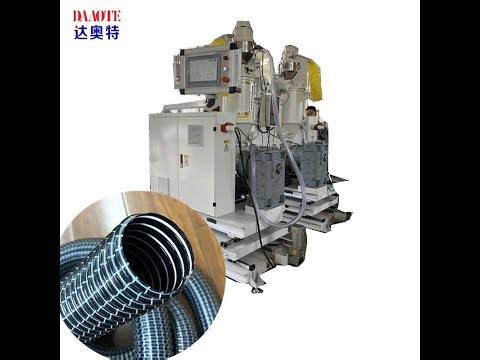 Soft PVC Hose with Metal Spring Wire Helix Rib Spiral Ducting Produce Machine