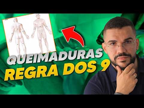 🔥 REGRA DOS 9 COMO CALCULAR A PORCENTAGEM QUEIMADO (QUEIMADURAS)