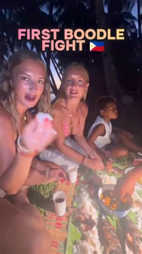 They Tried a Filipino Boodle Fight for the First Time… Her Reaction SHOCKED Everyone 😳🇵🇭
