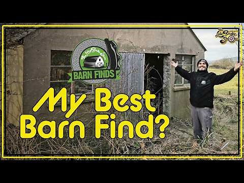 Buried! Genuine Barn Find classic parked 47 yrs ago rescued with tractor and digger