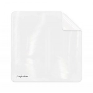 Scrapbook.com - Project Grip - Double Sided Silicone Craft Mat - White - Medium - 12x12