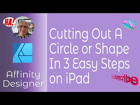 Cutting Out A Circle Or Shape In Affinity Designer in 3 Easy Steps
