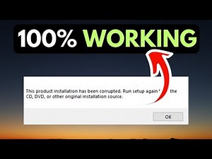 This Product Installation Has Been Corrupted Error On Windows 11 Fixed