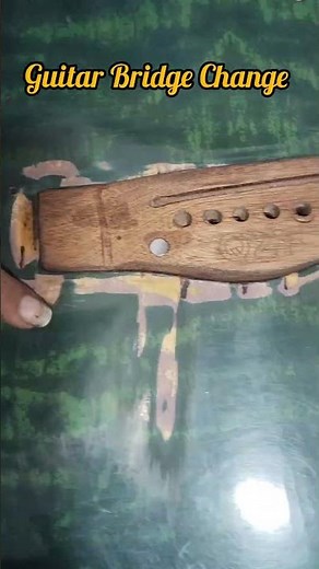 Acoustic Guitar Bridge Change Video
