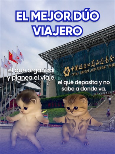 El mejor dúo viajero 😂✈️ Uno organiza todo y el otro solo confía. Rumbo a la Feria de Cantón con ASPEM 🇨🇳 ¿Tú cuál eres? #ASPEM #FeriaDeCanton #China #Negocios #Empresarios