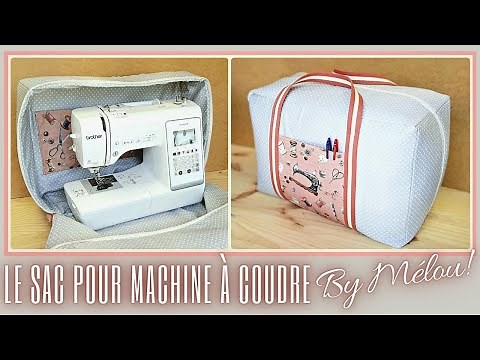 Easy #DIY tutorial: Sew the Fabric Cover Bag for Sewing Machine BY #MÉLOU 🥰