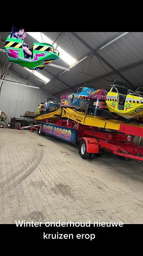 Winter Wonder Ride Setup and Operation in Warehouse