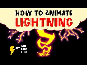 How To Animate Better LIGHTNING ⚡ 2D Animation Tutorial