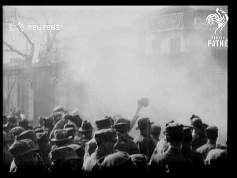 Scenes from the war between Greece and Turkey (1921)