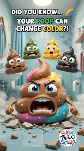 Why Is Your Poop GREEN, YELLOW or BLACK?! 💩🌈 | Your Poop Explains Itself! 😳