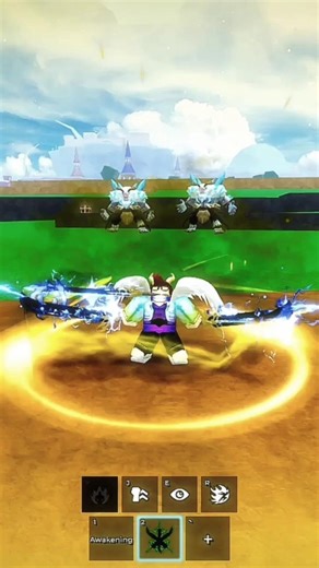 They are strong but admin weapon is stronger 😱 #bloxfurit #roblox #viral #trending #gamingshorts