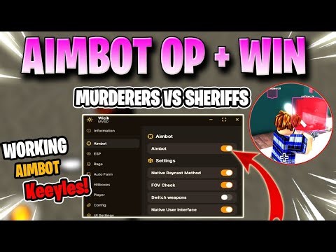 MURDERERS VS SHERIFFS SCRIPT *NO KEY* AIMBOT, AUTO SHOT, SILENT AIM, ESP & MORE! ✅🔫