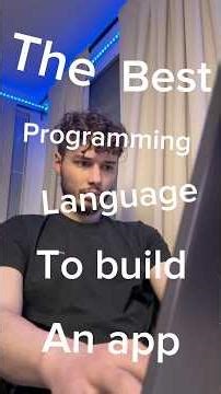 The Best programing language to build an App