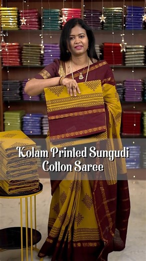 Kolam Printed sungudi cotton sarees | DSR Sarees | Booking :7305626399 | www.dsrsarees.com