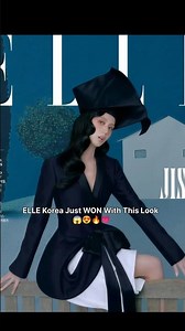 JISOO’s Latest Cover Look = Pure Art 💗✨ #KpopFashion #jisoo #elle #blackpink #fypシ