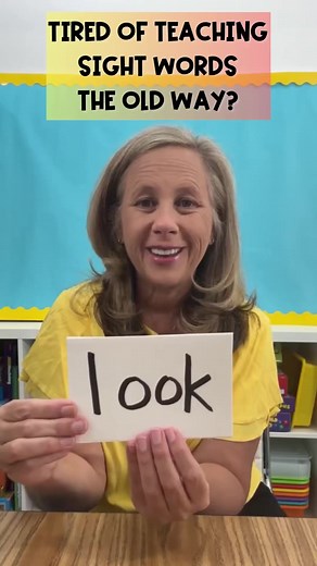 9.2K views · 29 reactions | Tired of teaching sight words the old...