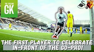 125K views · 1.3K reactions | The first player to celebrate in the GoPro?! Cheeky  Initiation songs  Behind the scenes footage of our trip to Swansea City! | The Cycling GK | Facebook