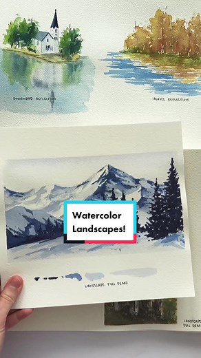 Watercolor Landscapes: Learn to Paint Stunning Scenes