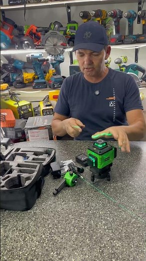 3D laser level with 12 lines