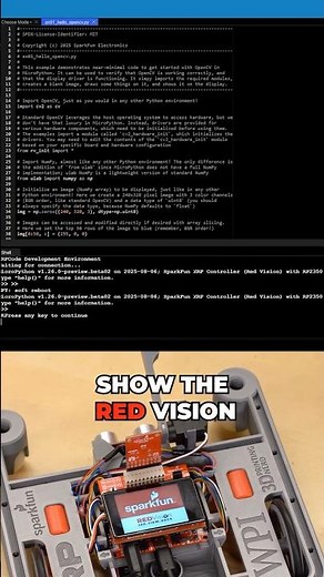 Live Camera Feed and #opencv on a Microcontroller