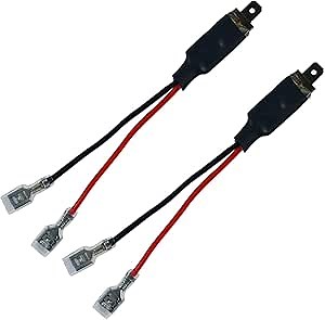 INFITARY H1 LED Headlight Bulbs Male Adapter Converter Power Cable Replacement Wiring Harness Socket Wire Single Diode Extension Converter Plug Cable Connecting