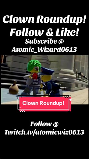 Clown Roundup! #fyp #viral #followme #lego #legocityundercover
