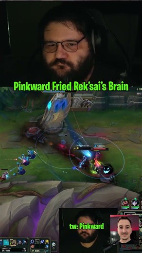 How PinkWard Destroys Rek'Sai Mentally #leagueoflegends #shorts