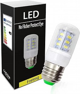 E26/E27 LED Refrigerator Light Bulb 3.5W, 40W Equivalent, Daylight White 6000K 500LM, 25,000 Hour Lifetime, Non-Dimmable Energy Saving ac 100 265v frigidaire Light Bulb Replacement,1-Pack