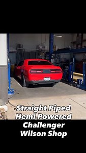 Hard to beat the sound of a Hemi! #henrysmufflershop #customexhaust #mufflershop #dodgechallenger #hemi #straightpipes #exhaust #hotrod | Henry's Muffler Shops