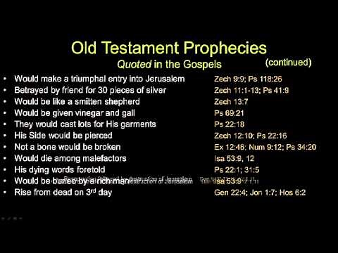 Old Testament Prophecies - Chuck MIssler