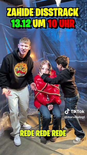 Zahide DISSTRACK morgen 10:00 Uhr auf marvinvlogt sein Kanal #marvinvlogt #kleinerjunge #zahide #leontin #disstrack