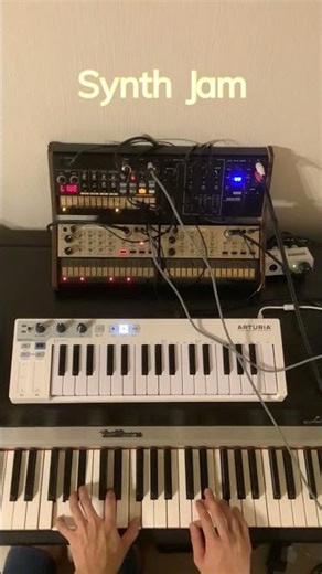 Synth Jam / Korg Volca #synth #rhodes